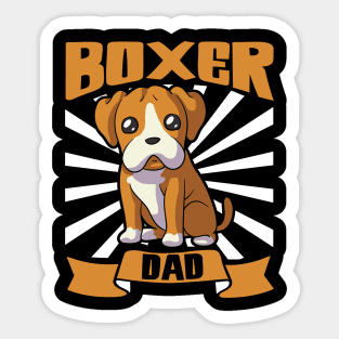 Boxer Dad - Boxer Sticker